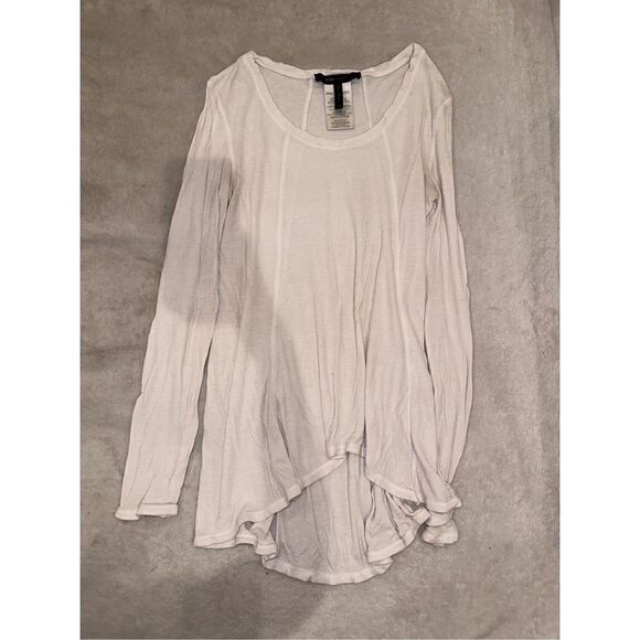 BCBG MAXAZRIA size XXS white long sleeve top - Picture 1 of 4